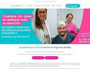 diseño ux/ui web acuadental